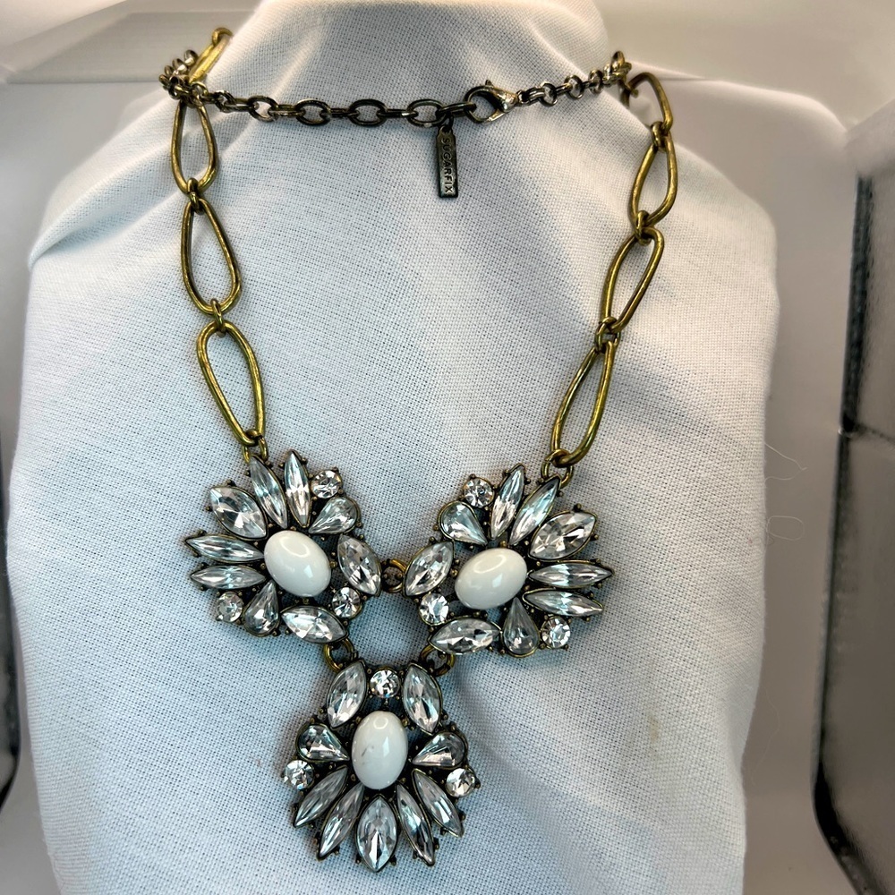 Sugar Fix faux rhinestone statement necklace